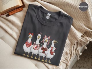 Sweet Goose Valentine Party funny shirt - photo 3