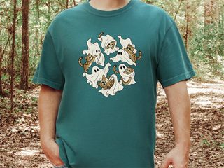 Cute Ghost Leopard Cubs funny shirt - photo 8