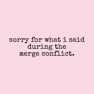 Sorry For What I Said During Merge Conflict Programmer Humor Tee