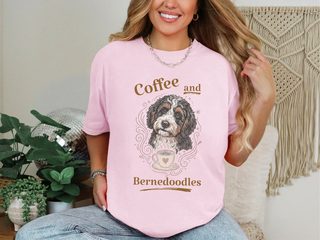 Coffee And Bernedoodles doodle dog shirt - photo 3