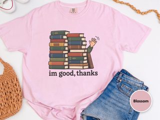 Book Wall Waving Hand funny shirt - photo 6