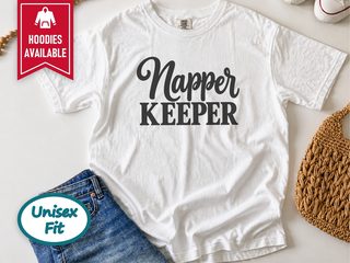 Napper Keeper Script Typography funny shirt - photo 1
