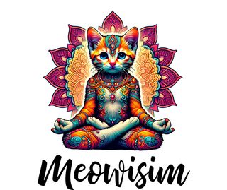 Purr Meowisim Kitty Cat Aura funny shirt - photo 5
