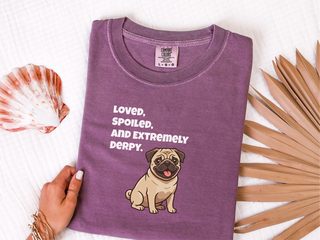Derpy Fawn Pug doodle dog shirt - photo 4