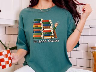 Book Wall Waving Hand funny shirt - photo 9
