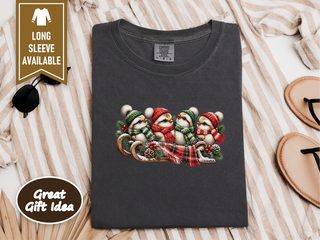 Cozy Winter Birds Sleigh doodle dog shirt - photo 4