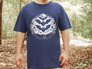 Bats Night Sky funny shirt - photo 8