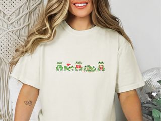 Sir Froggy Christmas Lineup funny shirt - photo 8