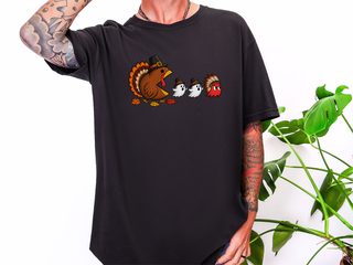 Thanksgiving Turkey Arcade Chase funny shirt - photo 4