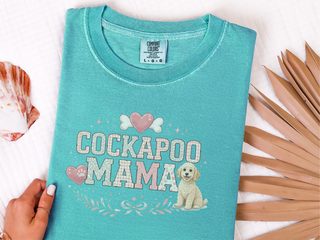 Comfort Colors Cockapoo Mama doodle dog shirt - photo 8