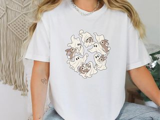 Ghosts Playing Bunny Rabbits funny shirt - photo 3