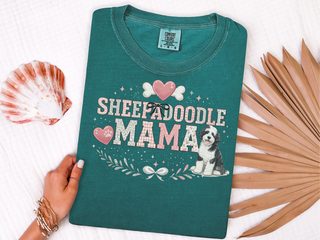 Comfort Colors Sheepadoodle Mama doodle dog shirt - photo 8