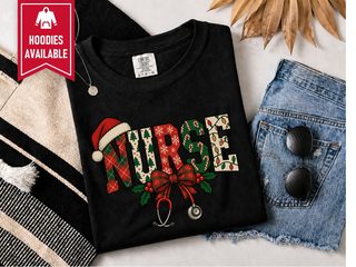 Christmas Nurse Santa Hat Stethoscope - photo 3