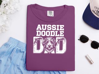 Comfort Colors Aussiedoodle Dad doodle dog shirt - photo 4