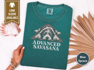 Aussiedoodle Advanced Savasana Yoga doodle dog shirt - photo 7