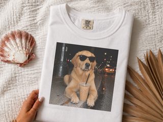 Cool Golden Retriever Iced Coffee funny shirt - photo 1