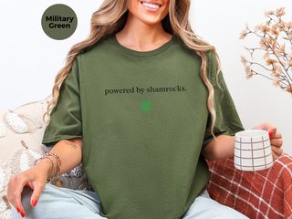 Powered By Shamrocks funny shirt - photo 4