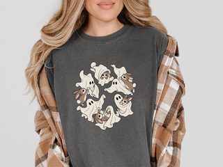 Ghosts Playing Bunny Rabbits funny shirt - photo 7