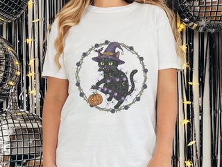 Black Cat Witch Hat2 - photo 1