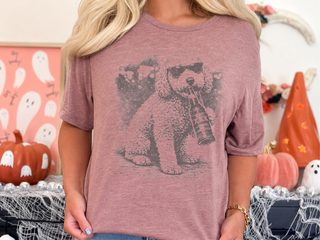 Labradoodle Drinking Beer doodle dog shirt - photo 7