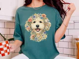 Comfort Colors Golden Doodle Floral - photo 7