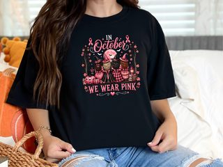 Pink Witches Breast Cancer Squad funny shirt - photo 3