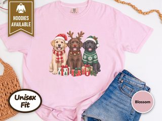 Three Labrador Christmas Dogs doodle dog shirt - photo 5