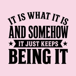 It Is What It Is…and Somehow It Just Keeps Being It Funny Sarcastic funny shirt