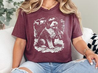 Bernedoodle drinking Beer doodle dog shirt - photo 6