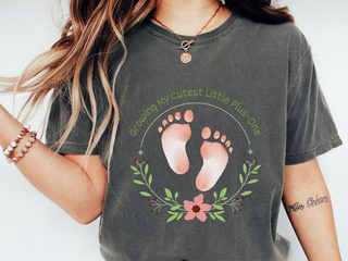 Growing My Cutest Little Plus-one funny shirt - photo 3