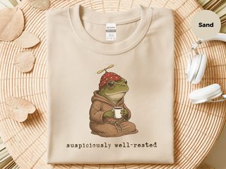 Suspiciously Well-Rested funny shirt - photo 3