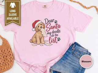 Goldendoodle Ate The List Christmas doodle dog shirt - photo 5