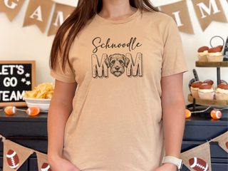 Schnoodle Mom doodle dog shirt - photo 6