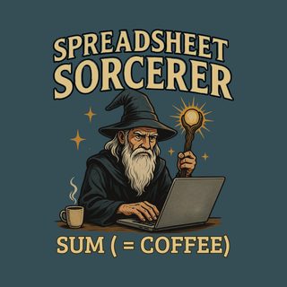 Spreadsheet Sorcerer T-Shirt Comfort Colors Vintage IT Nerd Shirt