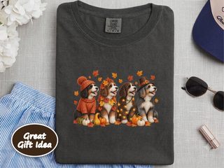 Autumn Bernedoodles Harvest Group doodle dog shirt - photo 3