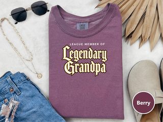League Member Of Legendary Grandpa funny shirt - photo 4