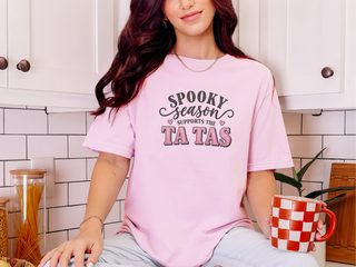 Spooky Season Supports Ta Tas funny shirt - photo 8