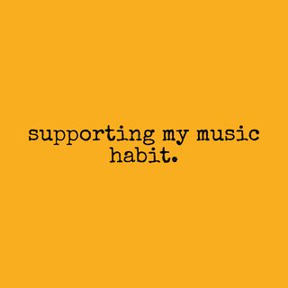 Supporting My Music Habit Funny Musician's Priority Sarcastic Gift Tee