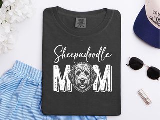 Comfort Colors Sheepadoodle Mom doodle dog shirt - photo 3