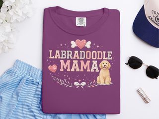 Comfort Colors Labradoodle Mama doodle dog shirt - photo 5