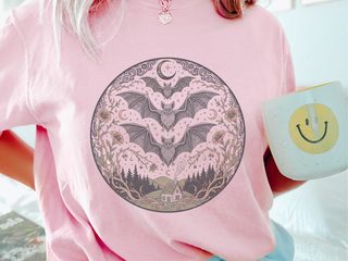 Bats Night Sky funny shirt - photo 1