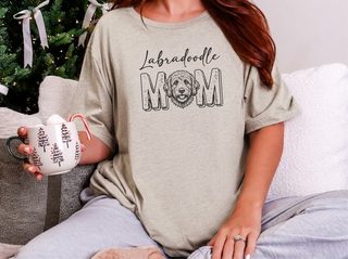 Labradoodle Mom doodle dog shirt - photo 8
