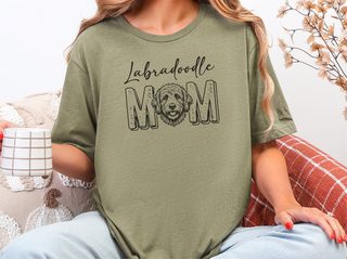 Labradoodle Mom doodle dog shirt - photo 5
