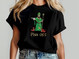 Piss off St. Patrick Kicking Out Snakes funny shirt - photo 5