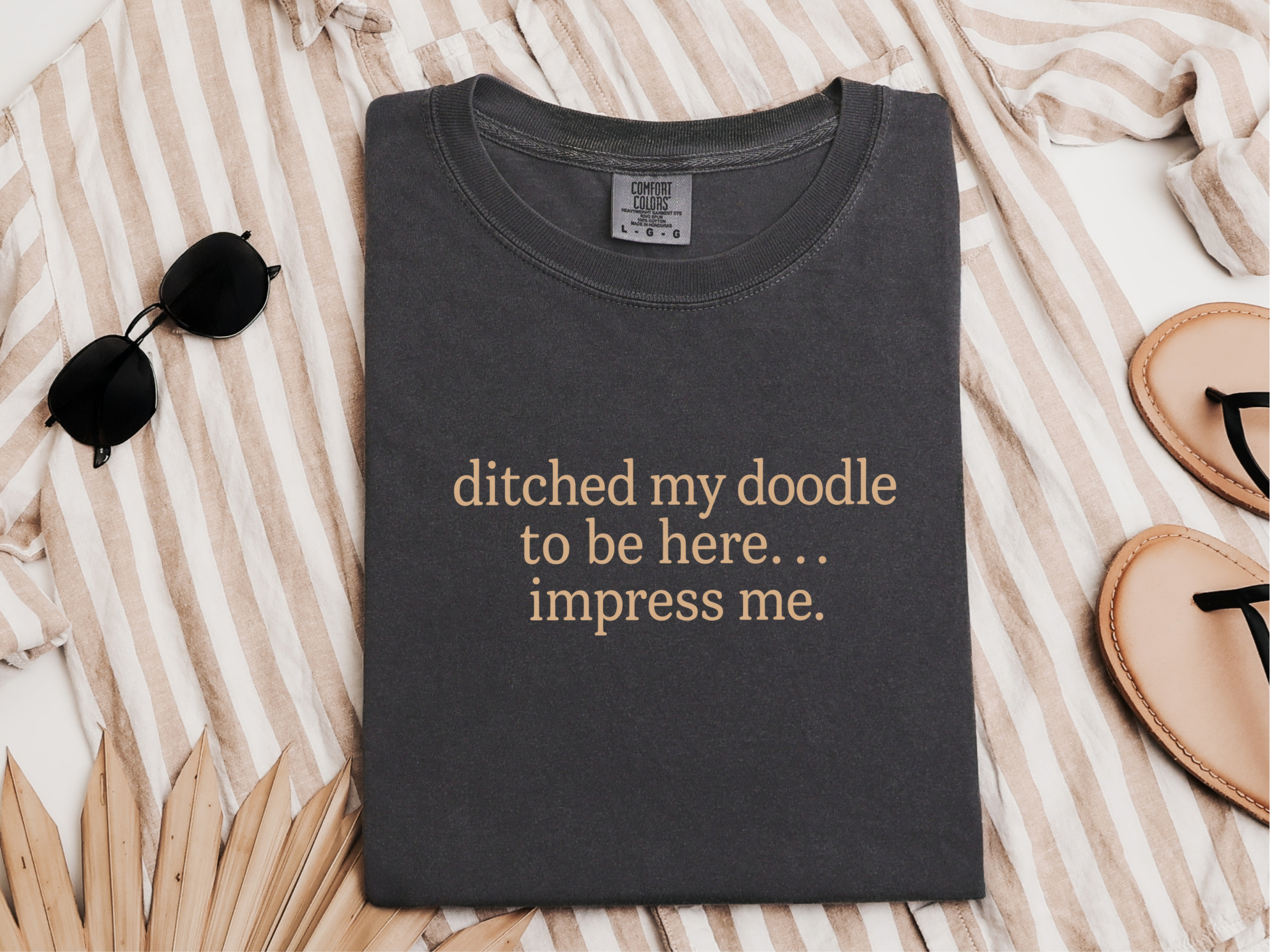 Ditched My Doodle Typography2 doodle dog shirt - photo 3
