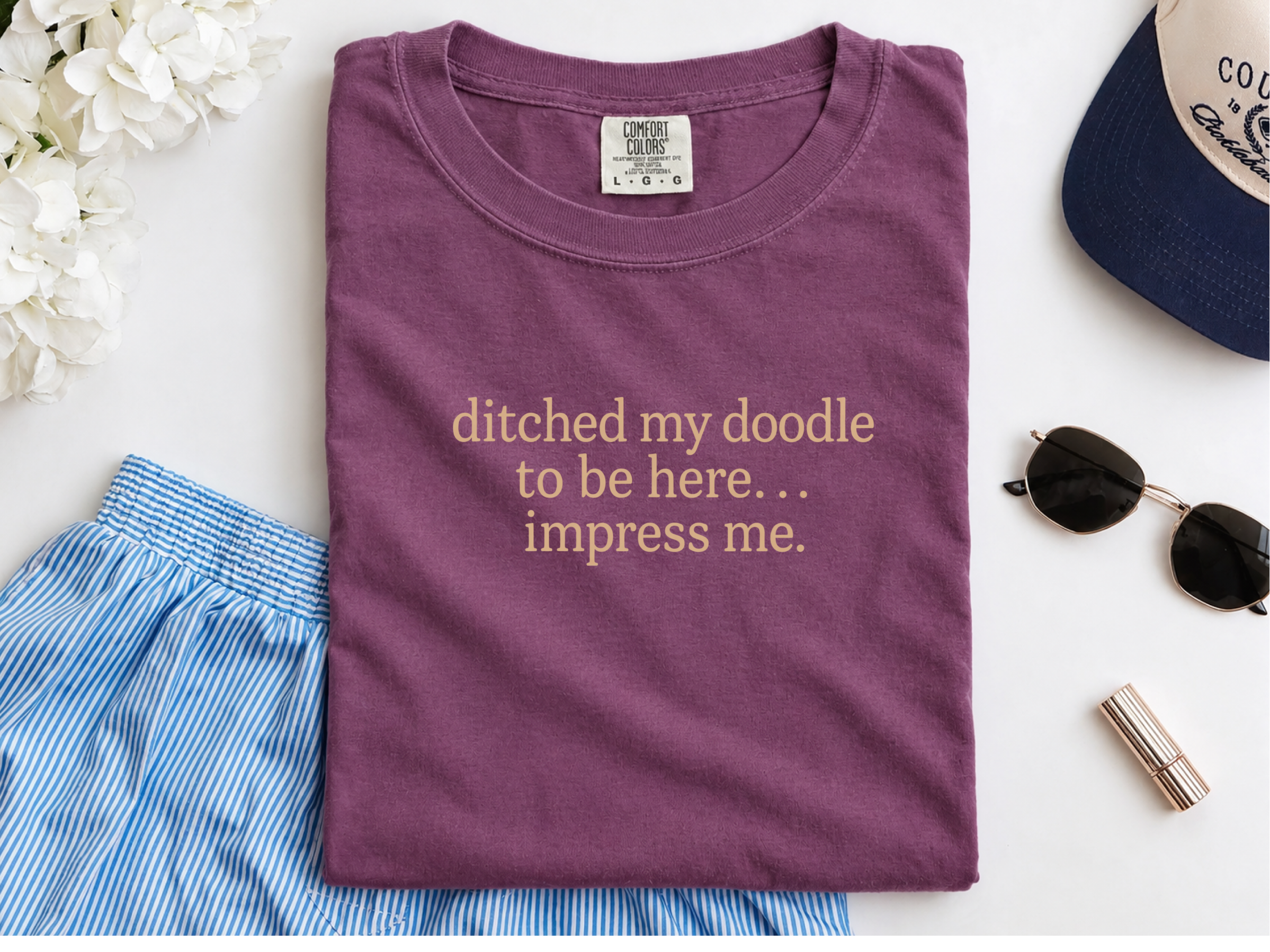 Ditched My Doodle Typography2 doodle dog shirt - photo 6