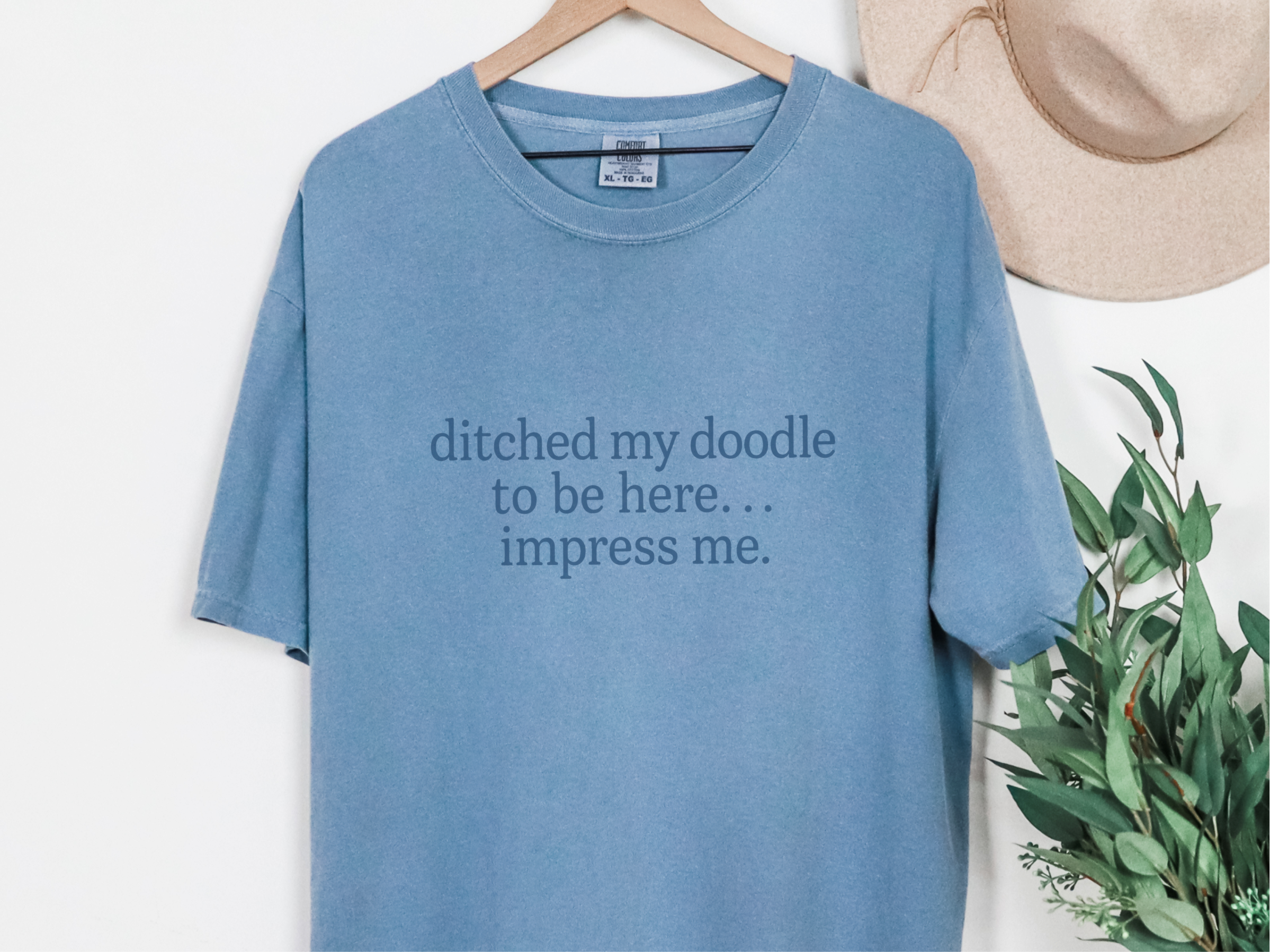 Ditched My Doodle Typography2 doodle dog shirt - photo 8
