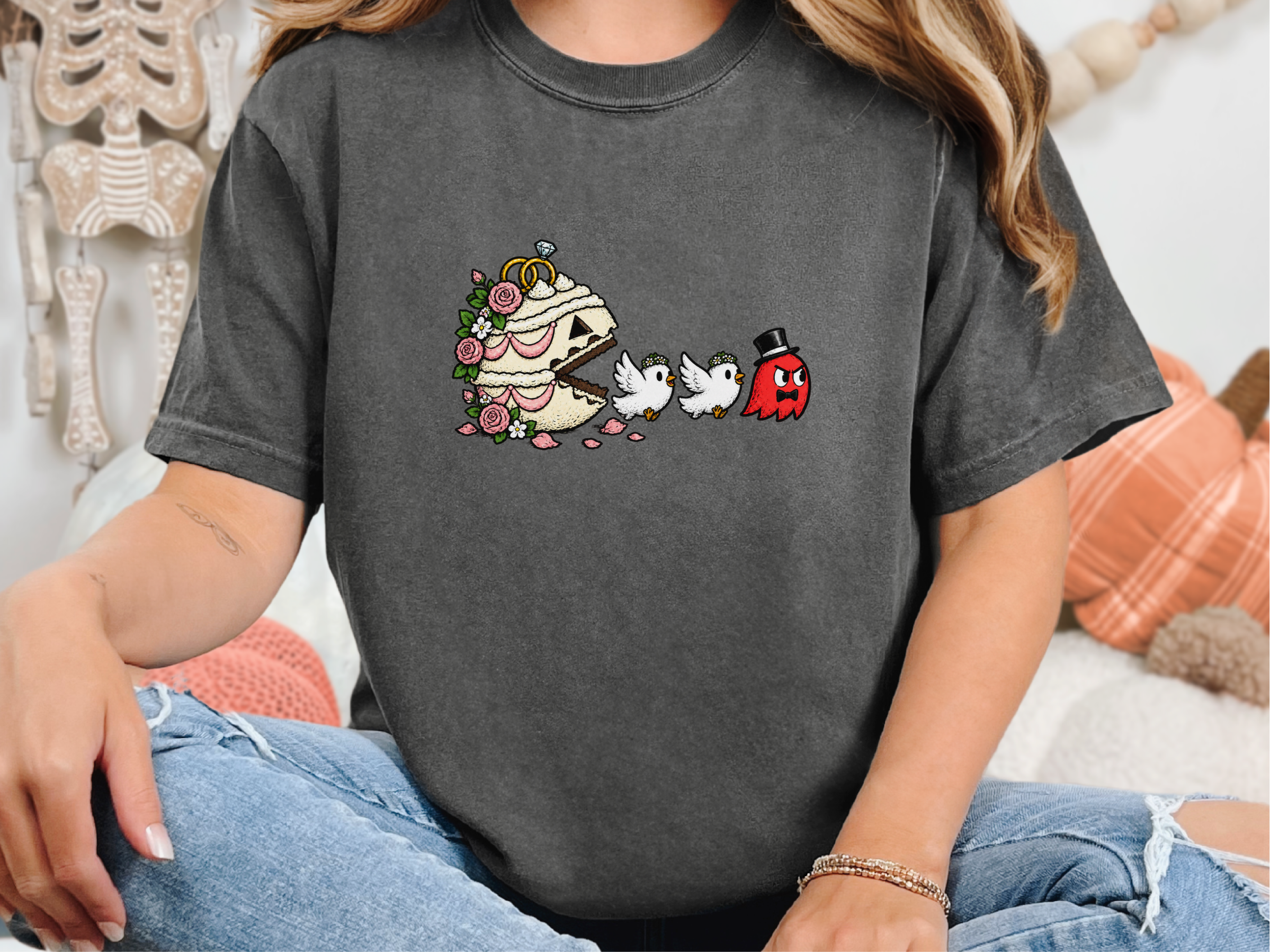 Wedding Cake Doves Arcade funny shirt - photo 5