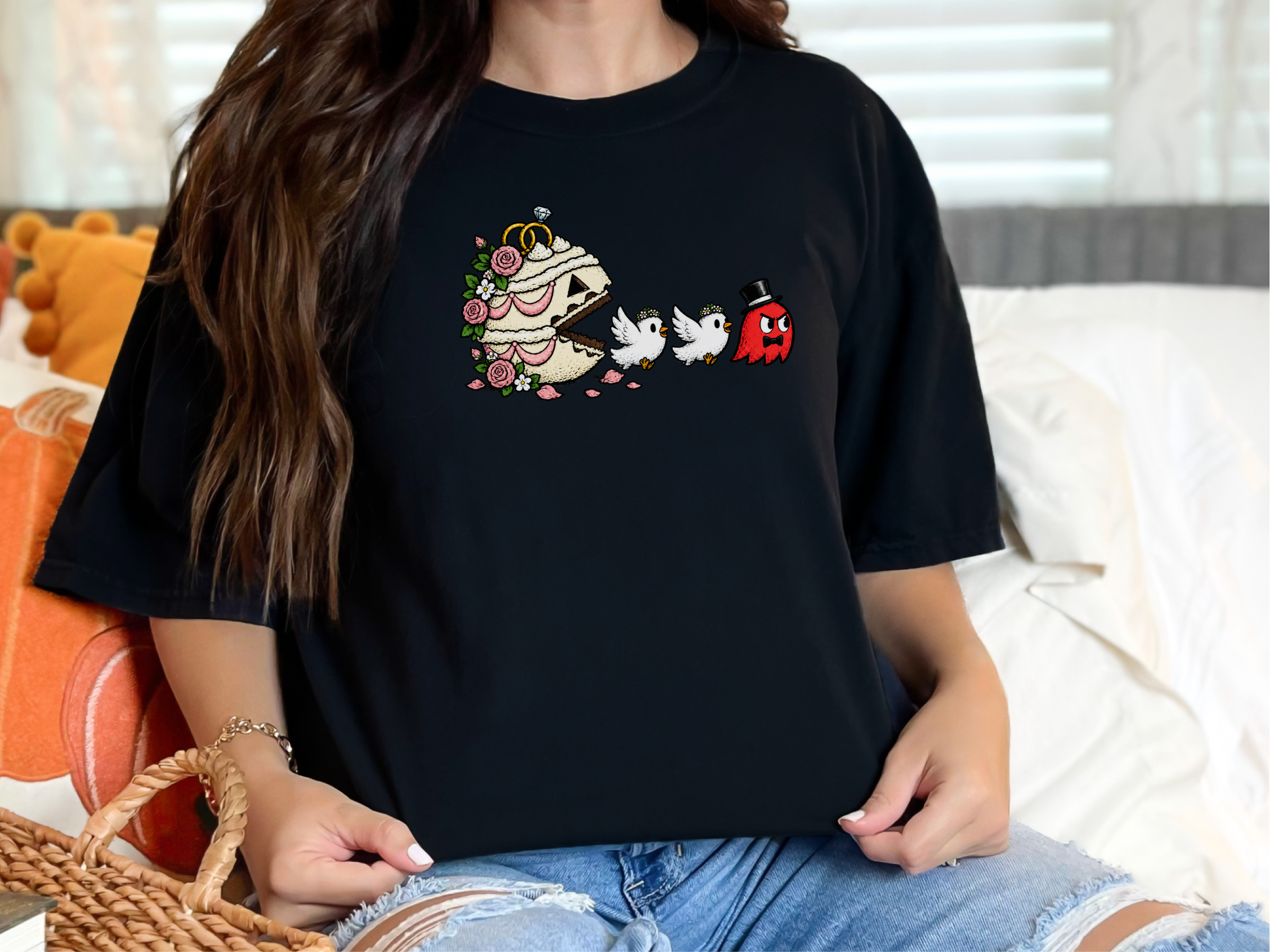Wedding Cake Doves Arcade funny shirt - photo 4
