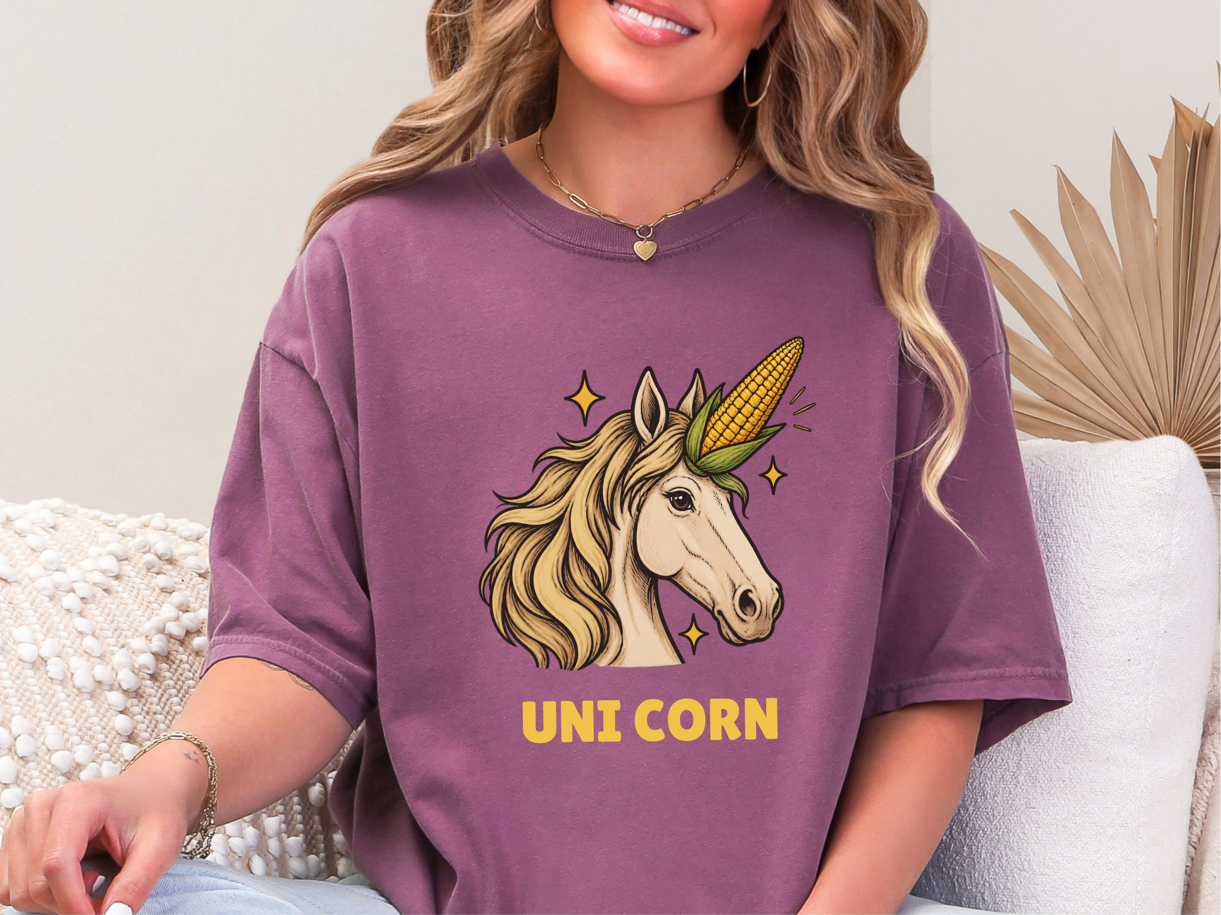 Uni Corn Horse Bust funny shirt - photo 6